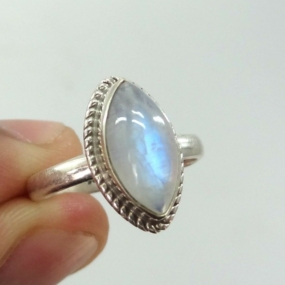 Sterling Silver Stone & Gem Larger Rings - Picture 6 of 8